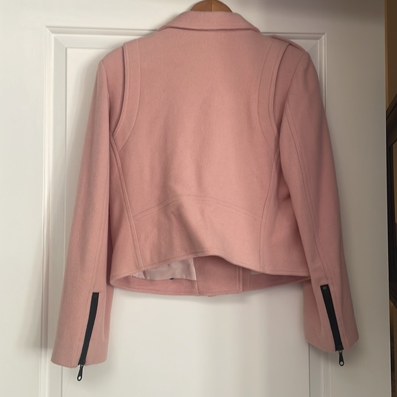 Rebecca Minkoff Virgin Wool Biker Jacket - Picture 6 of 11